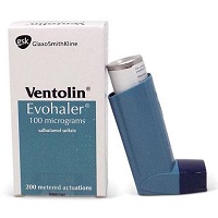 Generický Ventolin Inhalátor